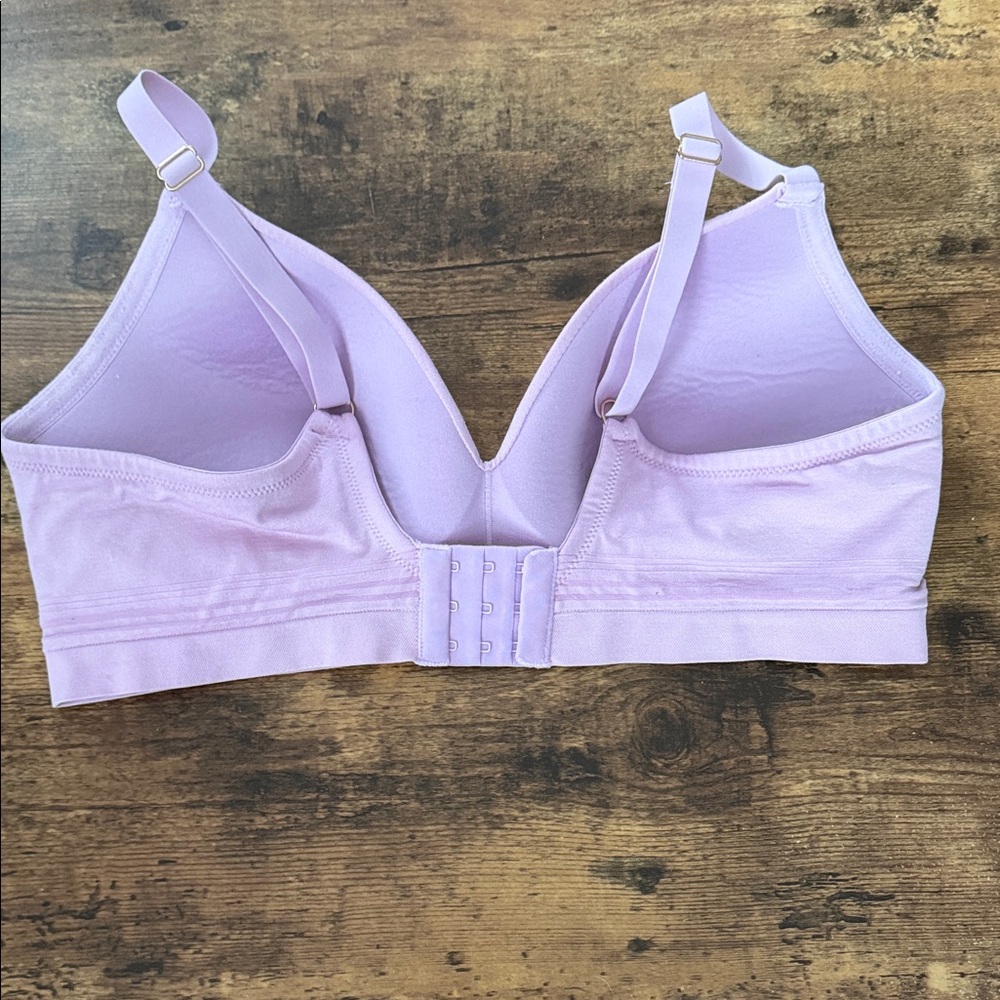 Light Purple Wireless Comfort Bra - Women Intimates - Picture 5 of 8